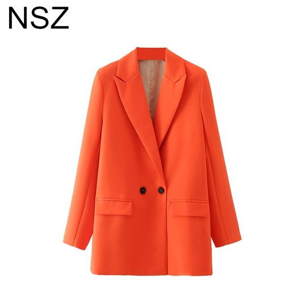 women's suits & blazers nsz women double breasted orange blazer elegant chic office ladies work business suit jacket female outrerwear, White;black
women's suits & blazers nsz women double breasted orange blazer elegant chic office ladies work business suit jacket female outrerwear, White;black