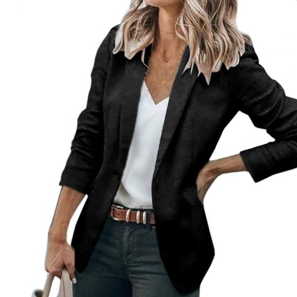 women's suits & blazers autumn blazer all match single button solid color one, White;black
women's suits & blazers autumn blazer all match single button solid color one, White;black