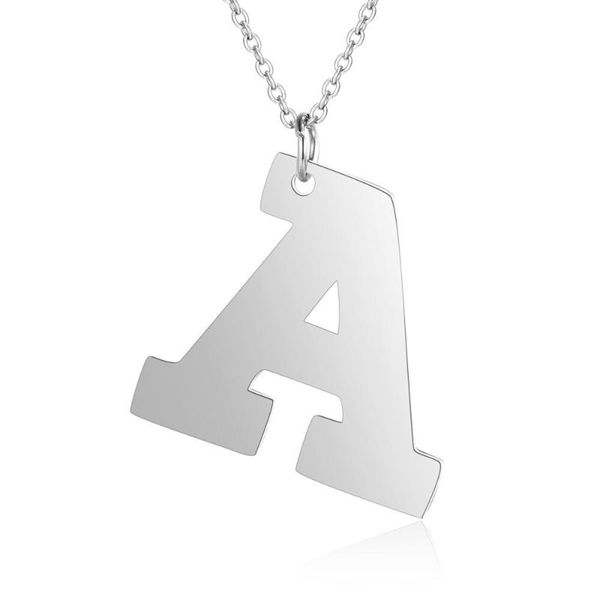 pendant necklaces 2021 est fashion letter pendants a to z stainless steel choker necklace women/men jewelry statement, Silver
pendant necklaces 2021 est fashion letter pendants a to z stainless steel choker necklace women/men jewelry statement, Silver