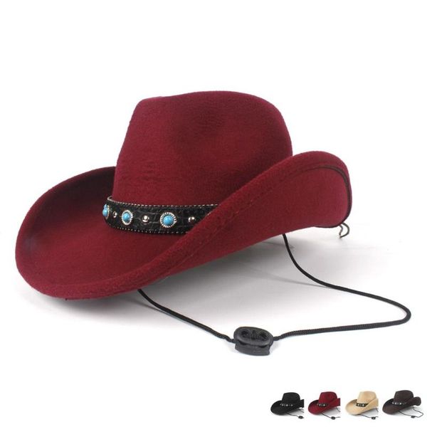 cloches 4 color women men wool hollow western cowboy hat wide brim gentleman outblack sombrero hombre jazz cap fedora, Blue;gray
cloches 4 color women men wool hollow western cowboy hat wide brim gentleman outblack sombrero hombre jazz cap fedora, Blue;gray
