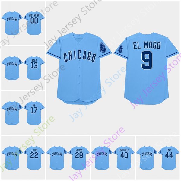 2021 players' weekend nicknames jersey el mago boat kb j-hey hendo venezuela tony javier baez bote kris bryant jason heyward kyle hendr, Blue;black
2021 players' weekend nicknames jersey el mago boat kb j-hey hendo venezuela tony javier baez bote kris bryant jason heyward kyle hendr, Blue;black