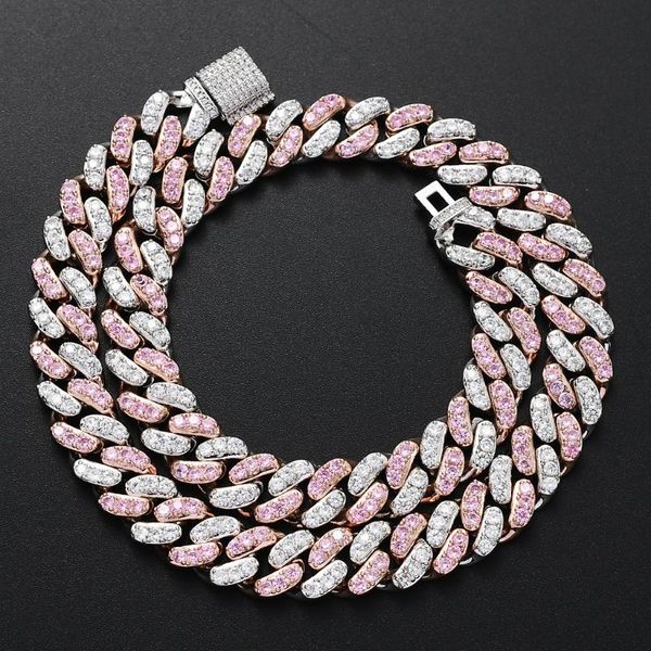 chains hip hop 12mm miami cuban chain necklace rose gold copper material iced out cubic zirconia necklacecharm jewelry gift for men, Silver
chains hip hop 12mm miami cuban chain necklace rose gold copper material iced out cubic zirconia necklacecharm jewelry gift for men, Silver