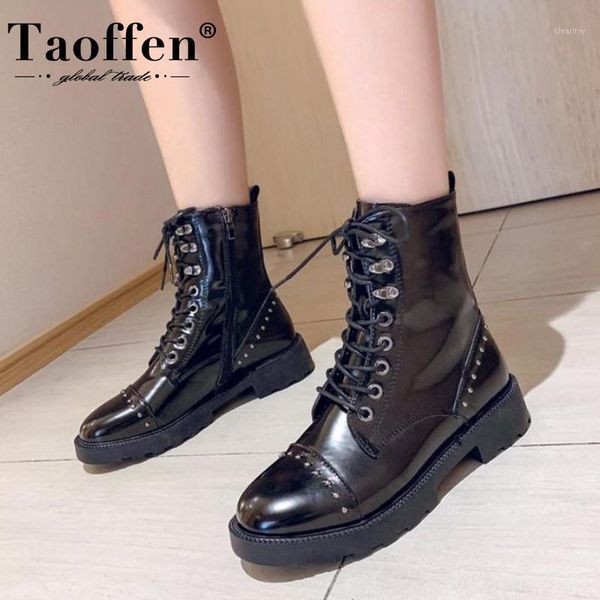 boots taoffen woman ankle rivets cool short shine fashion punk winter shoes footwear size 35-391, Black
boots taoffen woman ankle rivets cool short shine fashion punk winter shoes footwear size 35-391, Black
