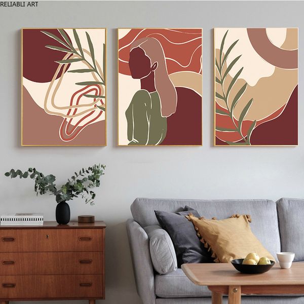 nordic poster minimalist style art female portrait plants abstract shapes canvas painting wall decorations modern home decor
nordic poster minimalist style art female portrait plants abstract shapes canvas painting wall decorations modern home decor
