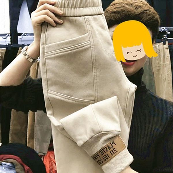spring autumn cotton harem women capris high waist elastic sweatpants loose ankle banded casual length, Black;white
spring autumn cotton harem women capris high waist elastic sweatpants loose ankle banded casual length, Black;white