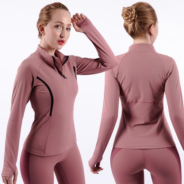 yoga outfit 2021 women's high-elastic quick-drying stand-up collar long-sleeved fitness clothing training sweating sports
yoga outfit 2021 women's high-elastic quick-drying stand-up collar long-sleeved fitness clothing training sweating sports
