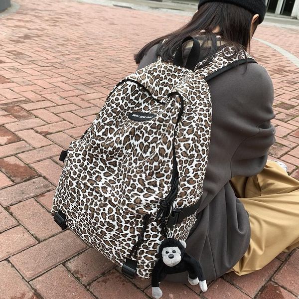 backpack leopard college wome's fashion nylon student teenager schoolbag school for teenage girl book bag female
backpack leopard college wome's fashion nylon student teenager schoolbag school for teenage girl book bag female