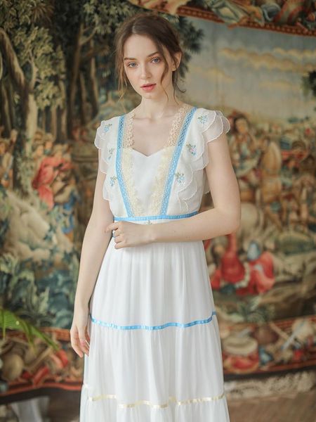 lynette's chinoiserie summer original design women vintage mori girls embroidery cross stitch lace slim white dresses casual, Black;gray
lynette's chinoiserie summer original design women vintage mori girls embroidery cross stitch lace slim white dresses casual, Black;gray