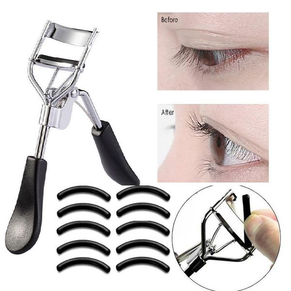 eyelash curler colorful eyelashes tweezer give away 10pcs pads natural lasting curling stainless steel lashes clip portabl makeup tool
eyelash curler colorful eyelashes tweezer give away 10pcs pads natural lasting curling stainless steel lashes clip portabl makeup tool
