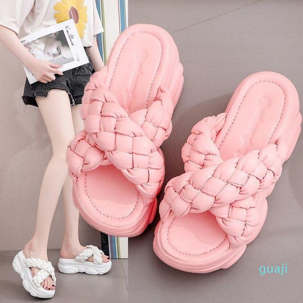 sandals summer woven platform casual slippers comfortable elevator shoes women, Black
sandals summer woven platform casual slippers comfortable elevator shoes women, Black