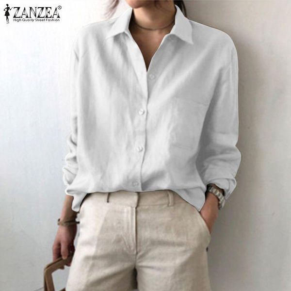 fashion buttons blouse zanzea elegant women spring ol shirt female lapel neck long sleeve solid casual chemise tunic blusa7 women's bl, White
fashion buttons blouse zanzea elegant women spring ol shirt female lapel neck long sleeve solid casual chemise tunic blusa7 women's bl, White