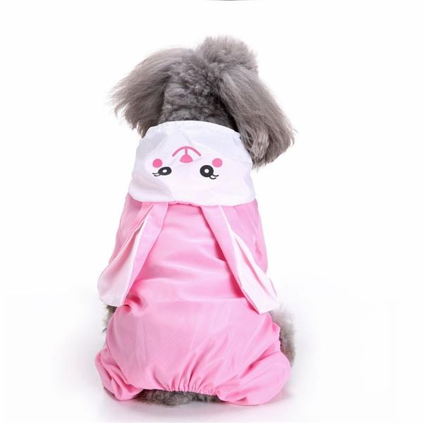 dog apparel polyester pet raincoat four feet double-deck waterproof white pattern for small/medium supplies
dog apparel polyester pet raincoat four feet double-deck waterproof white pattern for small/medium supplies