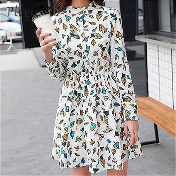 casual dresses plegie long sleeve floral print dress 2021 autumn vintage buttons elastic waist chiffon female vestidos, Black;gray
casual dresses plegie long sleeve floral print dress 2021 autumn vintage buttons elastic waist chiffon female vestidos, Black;gray