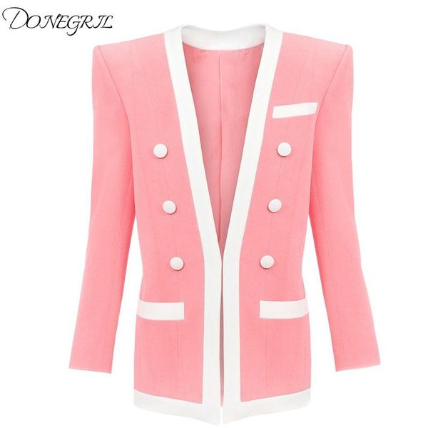 fashion 2021 woman slim blazers classic design double breasted v neck long sleeve coats ol ladies autumn winter femal women's suits &, White;black
fashion 2021 woman slim blazers classic design double breasted v neck long sleeve coats ol ladies autumn winter femal women's suits &, White;black