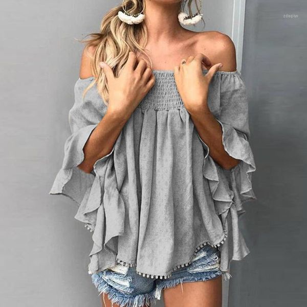women's blouses & shirts summer off shoulder women blouse solid color backless tassel irregular female hipster ladies casual daily shi, White
women's blouses & shirts summer off shoulder women blouse solid color backless tassel irregular female hipster ladies casual daily shi, White