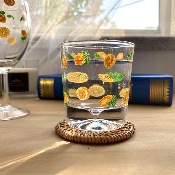 ins style korean net red home orange glass water cup printing goblet coffee milk wine juice glasses
ins style korean net red home orange glass water cup printing goblet coffee milk wine juice glasses