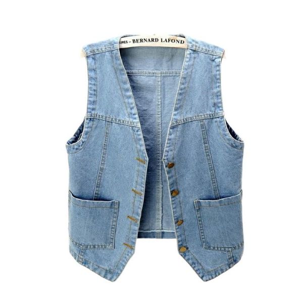 women's vests jacket denim outwear waistcoats women all-match sleeveless teens cropped coats loose vintage casual oversize streetwear, Black;white
women's vests jacket denim outwear waistcoats women all-match sleeveless teens cropped coats loose vintage casual oversize streetwear, Black;white