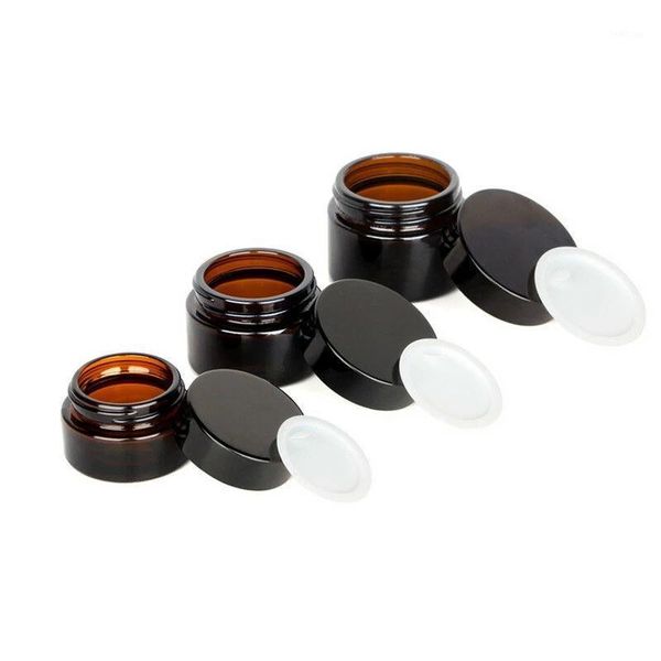 storage bottles & jars 5pcs 5g/10g/20g/30g/50g amber brown glass cosmetic jar face cream lip sample skin care pot makeup vials containe
storage bottles & jars 5pcs 5g/10g/20g/30g/50g amber brown glass cosmetic jar face cream lip sample skin care pot makeup vials containe