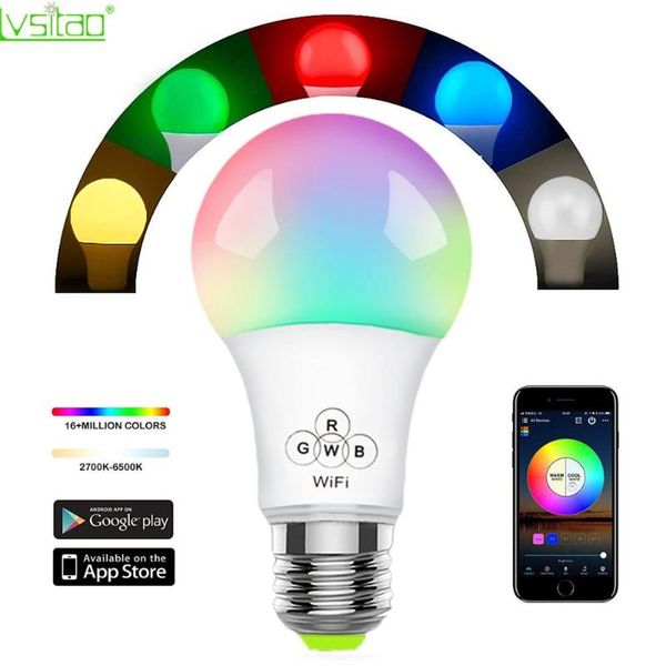 bulbs dimmable wifi smart led rgbw bulb multicolor timming music voice mobile app control compatible withgoogle alexa home assistant
bulbs dimmable wifi smart led rgbw bulb multicolor timming music voice mobile app control compatible withgoogle alexa home assistant