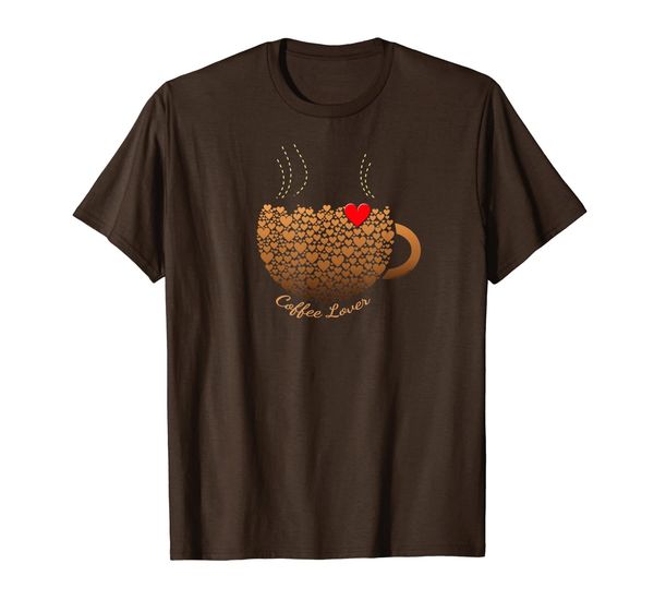 coffee lover's steaming cup filled with hearts coffee lover t-shirt, White;black
coffee lover's steaming cup filled with hearts coffee lover t-shirt, White;black