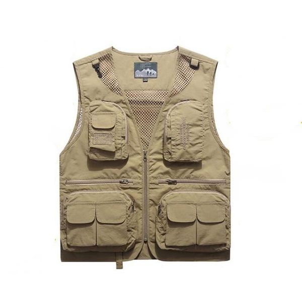 men's vests multi-pockets mesh coats shooting waistcoat walking travel sleeveless jacket m-4xl, Black;white
men's vests multi-pockets mesh coats shooting waistcoat walking travel sleeveless jacket m-4xl, Black;white