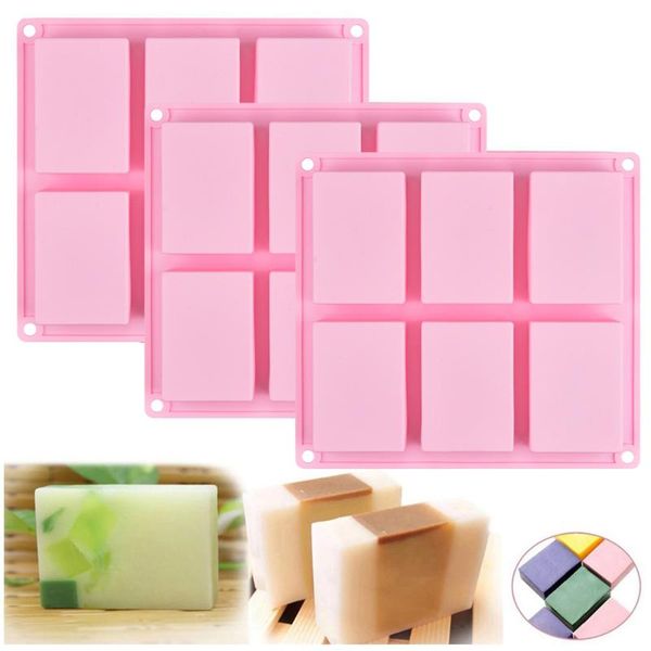 craft tools sj 6 cell rectangular thick silicone soap mold for handmade diy homemade decorative making mould
craft tools sj 6 cell rectangular thick silicone soap mold for handmade diy homemade decorative making mould