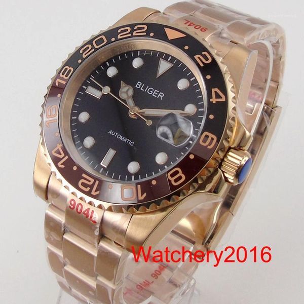 brand 40mm black dial luminous full rose gold coated selfwinding wristwatch men nh35a miyota deployment clasp wristwatches, Slivery;brown
brand 40mm black dial luminous full rose gold coated selfwinding wristwatch men nh35a miyota deployment clasp wristwatches, Slivery;brown