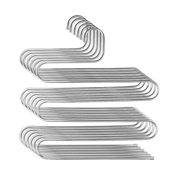 laundry bags 6 pack multifunction pants hangers rack for closet organization, stainless steel non-slip s-shape 5 layer clothes sp
laundry bags 6 pack multifunction pants hangers rack for closet organization, stainless steel non-slip s-shape 5 layer clothes sp