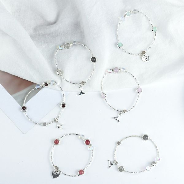 yiwu small commodity fishtail strawberry crystal bracelet women's love pendant bracelet sweet girl heart string hand ornament, Black
yiwu small commodity fishtail strawberry crystal bracelet women's love pendant bracelet sweet girl heart string hand ornament, Black