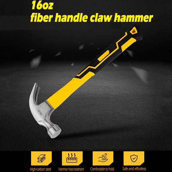hand tools deli fiber handle claw hammer 0.5kg/17oz official authorization woodworking for nailing/nail up repair furniture
hand tools deli fiber handle claw hammer 0.5kg/17oz official authorization woodworking for nailing/nail up repair furniture