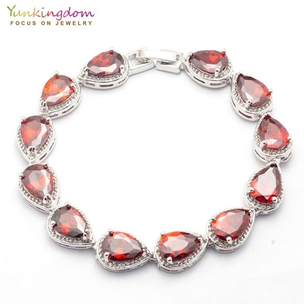 yunkingdom crystal bracelets&bangles for women red water drop zircon fashion wedding jewelry chain bracelet link,, Black
yunkingdom crystal bracelets&bangles for women red water drop zircon fashion wedding jewelry chain bracelet link,, Black