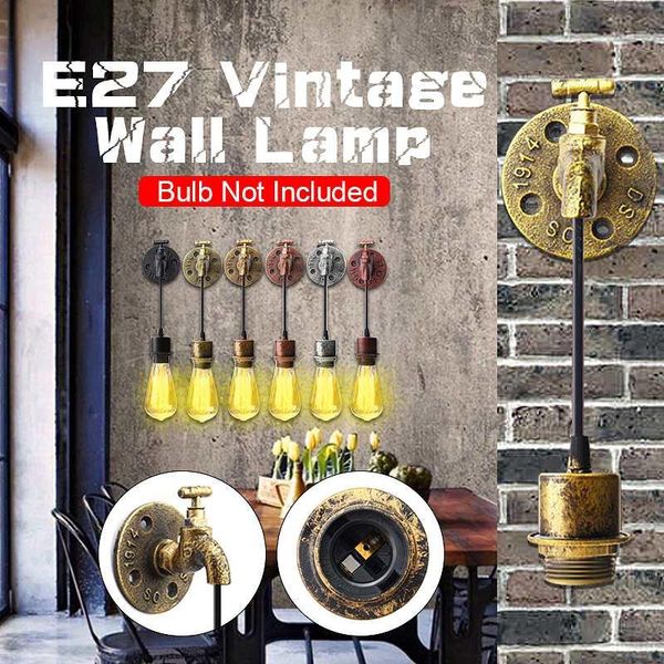 wall lamp creative retro e27 led industrial style light holder home restaurant bar club coffee shop decor 1pc
wall lamp creative retro e27 led industrial style light holder home restaurant bar club coffee shop decor 1pc
