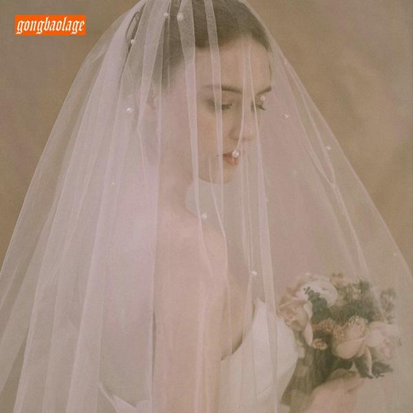 bridal veils women two layer white wedding with combs 2021 ivory pearls veil tulle lovely bride yashmac for accessories, Black
bridal veils women two layer white wedding with combs 2021 ivory pearls veil tulle lovely bride yashmac for accessories, Black