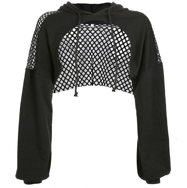 women's hoodies & sweatshirts women club party long sleeve knitted fish net hoodie crop hollow out womens sweater 05jy, Black
women's hoodies & sweatshirts women club party long sleeve knitted fish net hoodie crop hollow out womens sweater 05jy, Black