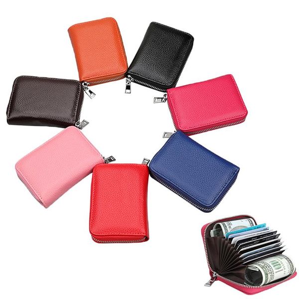 card holders 1pc leather holder women men business zipper pocket case coin purse, Brown;gray
card holders 1pc leather holder women men business zipper pocket case coin purse, Brown;gray