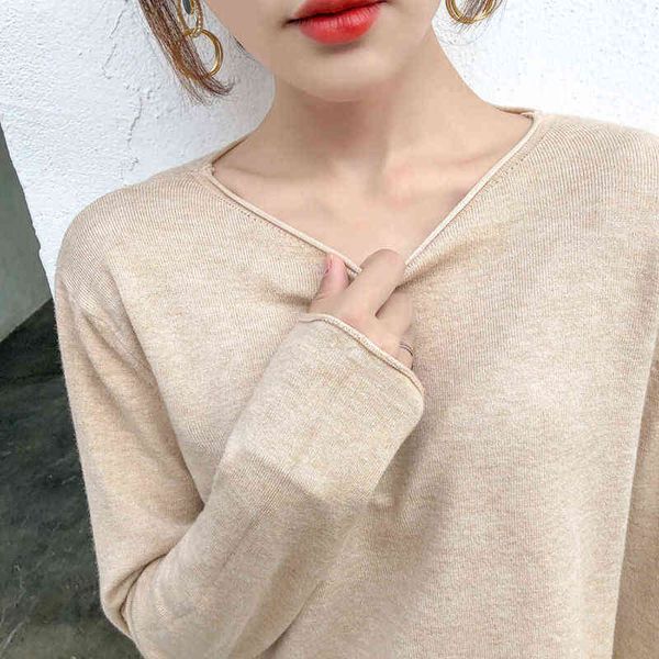ebaihui winter knitted woman sweaters cotton pullovers spring autumn basic women's jumper loose women's sweater long sleeve y1110, White;black
ebaihui winter knitted woman sweaters cotton pullovers spring autumn basic women's jumper loose women's sweater long sleeve y1110, White;black