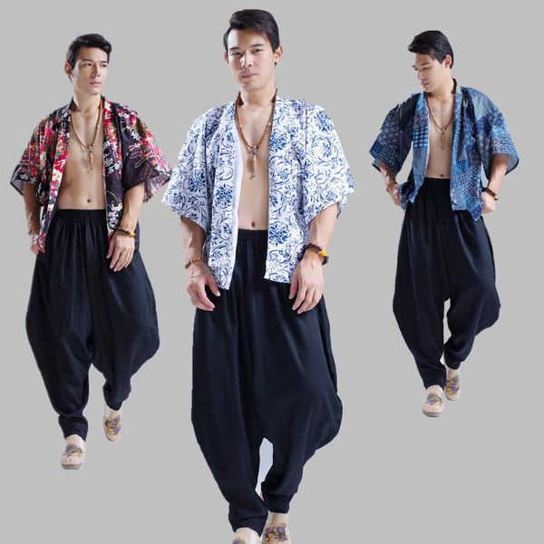 men's jackets men trench coat 2021 outerwear cotton ethnic print chinese style cardigan pockets long sleeve, Black;brown
men's jackets men trench coat 2021 outerwear cotton ethnic print chinese style cardigan pockets long sleeve, Black;brown