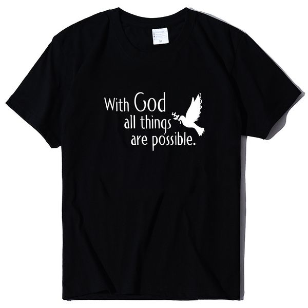 with god summer lettered t-shirt loose fit, White
with god summer lettered t-shirt loose fit, White