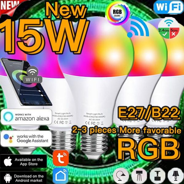 bulbs smart wifi led e27/b22 10w rgb color changing light works with alexa echo google home bombillas or ir remote control lampa
bulbs smart wifi led e27/b22 10w rgb color changing light works with alexa echo google home bombillas or ir remote control lampa