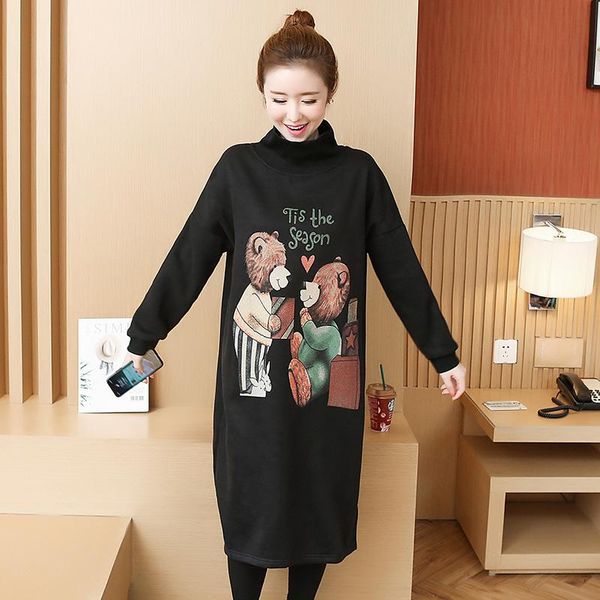 casual dresses nyfs 2021 winter sweatshirt dress long sleeve woman vestidos robe elbise fleece cartoon print, Black;gray
casual dresses nyfs 2021 winter sweatshirt dress long sleeve woman vestidos robe elbise fleece cartoon print, Black;gray