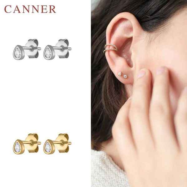 european and american cute zircon 925 sterling silver stud earrings for women simple geometric gold color, Golden;silver
european and american cute zircon 925 sterling silver stud earrings for women simple geometric gold color, Golden;silver