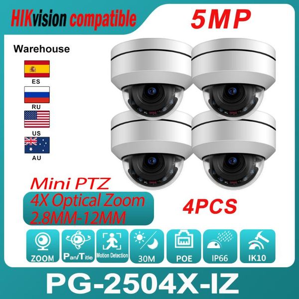 hikvision compatible ptz ip mini camera 5mp 4pcs ir 30m poe 4x optical zoom dome ip67 ik10 motion detection video surveillance cameras
hikvision compatible ptz ip mini camera 5mp 4pcs ir 30m poe 4x optical zoom dome ip67 ik10 motion detection video surveillance cameras