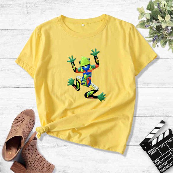 polo women's t-shirt will see cotton plus size 3xl cartoon frog t-rex short sleeve print the casual neck t-, White
polo women's t-shirt will see cotton plus size 3xl cartoon frog t-rex short sleeve print the casual neck t-, White