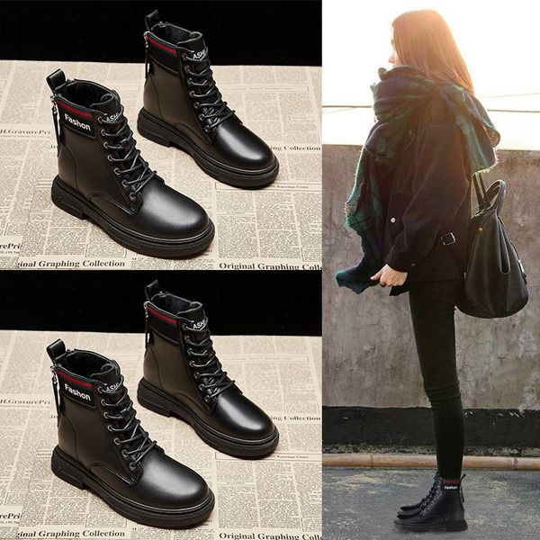 boots 2021 women platform thicken warm all-match ankle winter woman inner heightening zapatos de mujer, Black
boots 2021 women platform thicken warm all-match ankle winter woman inner heightening zapatos de mujer, Black