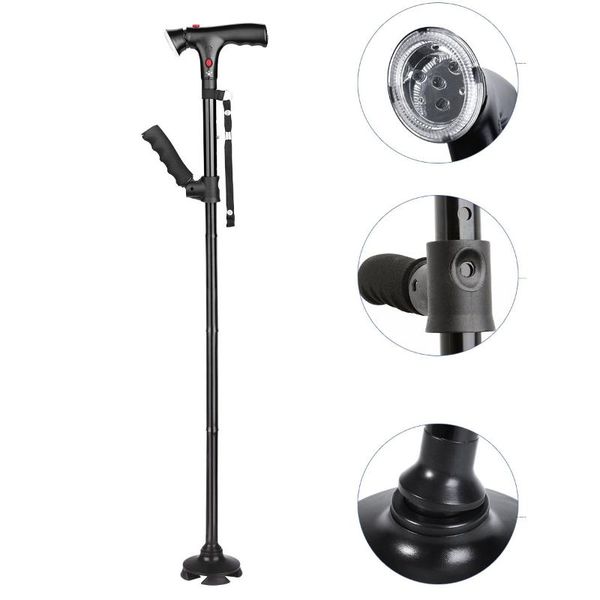 lightweight safety walking stick sports portable crutches folding cane led trusty with alarm for elder trekking poles
lightweight safety walking stick sports portable crutches folding cane led trusty with alarm for elder trekking poles