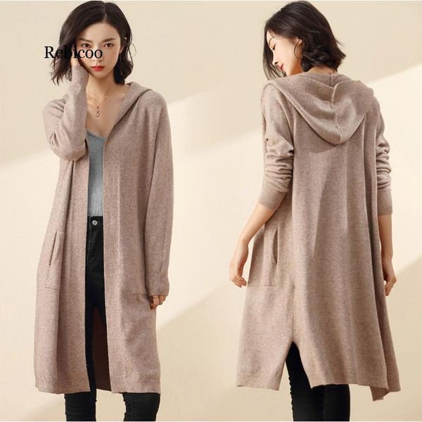 long cardigan women sweater winter casual autumn sleeve knitted kimono with a hood female big coat jacket women's knits & tees, White
long cardigan women sweater winter casual autumn sleeve knitted kimono with a hood female big coat jacket women's knits & tees, White