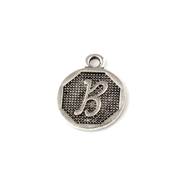 100pcs alloy letter " b" disc initial charms pendants for jewelry making bracelet necklace diy accessories 15x18.5mm a-459, Bronze;silver
100pcs alloy letter " b" disc initial charms pendants for jewelry making bracelet necklace diy accessories 15x18.5mm a-459, Bronze;silver
