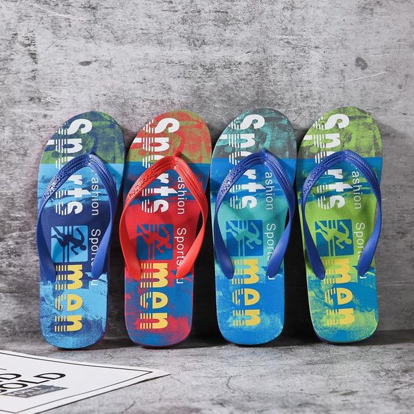 summer flip flops man two-color letter printing beach anti-skid flat bottomed casual shoes outdoor slippers, Black
summer flip flops man two-color letter printing beach anti-skid flat bottomed casual shoes outdoor slippers, Black