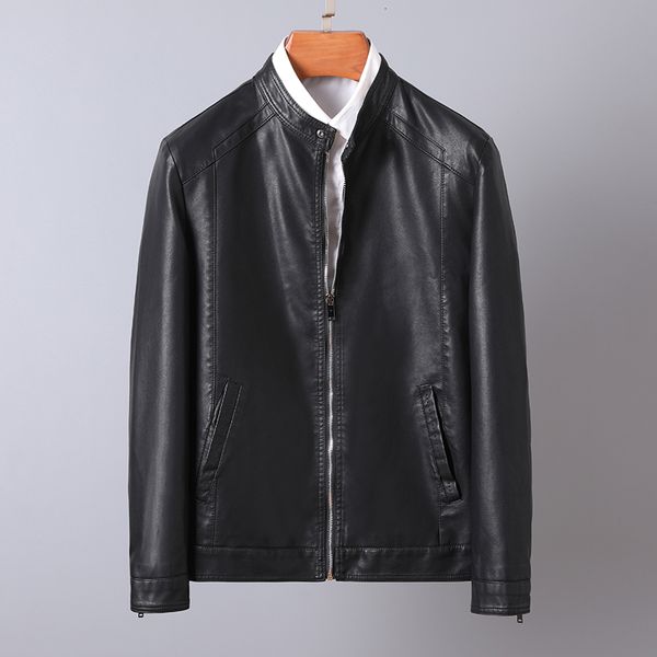men's hoodies & sweatshirts european leather station korean version of jacket young trend motorcycle short, Black
men's hoodies & sweatshirts european leather station korean version of jacket young trend motorcycle short, Black