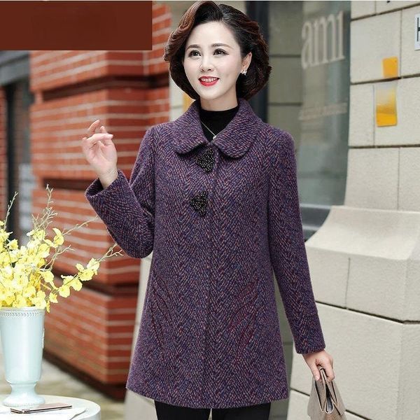 women's wool & blends 2022 autumn and winter woolen coat female long large size thick women jacket slim lady clothing coats x295, Black
women's wool & blends 2022 autumn and winter woolen coat female long large size thick women jacket slim lady clothing coats x295, Black